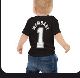 San Antonio Toddler Jersey Shirt – Wembaby Kids Tee